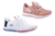 Kit 2 Pares De Tênis Caminhada Corrida Academia Runway Soft Feminino - Branco E Nude