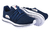 Kit 2 Pares De Tênis Caminhada Corrida Academia Runway Soft Masculino - Branco E Marinho