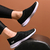 Tênis Meia Sem Cadarço Leve Macio Slip On Runway Feminino - comprar online