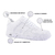 Kit 2 Pares De Tênis Estilo Retrô Sneaker Runway Sportswear Masculino - Branco/Preto E Branco - Tênis Runway