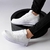 Kit 2 Pares De Tênis Estilo Retrô Sneaker Runway Sportswear Masculino - Branco/Preto E Branco na internet