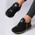 Kit 2 Pares Tênis Esportivo Academia Runway Running Feminino - Preto/Verde E Branco/Preto - loja online