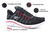 Kit 2 Pares De Tênis Caminhada Academia Runway Training Masculino - Marinho/Verde E Preto/Vermelho - Tênis Runway