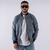 Campera bomber gris - comprar online
