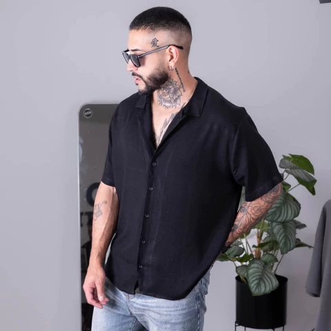 Camisa Velvet black - comprar online