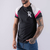 Remera mix negra