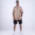 Camisa mao lino over camel en internet