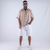 Camisa Lef lino camel - No Tan Distintos
