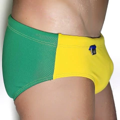 Sunga SLIM Brasil Verde e Amarela - loja online