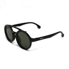 Óculos de Sol Redondo com Ponte Dupla - comprar online