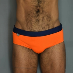 Sunga CLASSIC Sunset Sky Laranja com cós Marinho