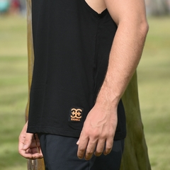 Camisa sem manga viscose e elastano