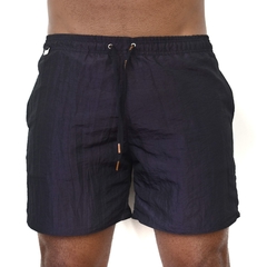 Shorts em Nylon de Poliamida Preto Açaí