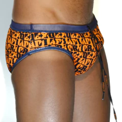 Sunga SLIM Tela Marinho dupla face - comprar online