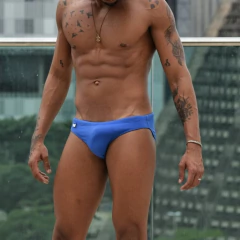 Sunga SLIM lisa Azul Royal