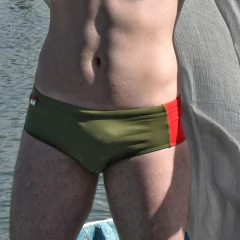 Sunga CLASSIC Portugal DUO vermelho e verde