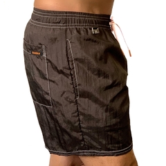 Shorts em Nylon de Poliamida Marrom na internet