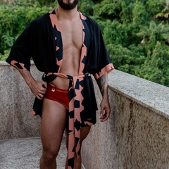 Kimono curto em viscose - comprar online