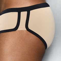 Sunga SIDE IN areia e preta - EXODIA RIO BEACHWEAR