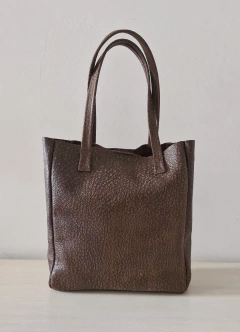 Cartera Tote de Cuero Graneado - comprar online