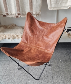Sillon BKF de Cuero de Vaca sin pelo - comprar online