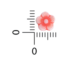 Plastico Infantil Fondo Rosa Flor Mediana - comprar online