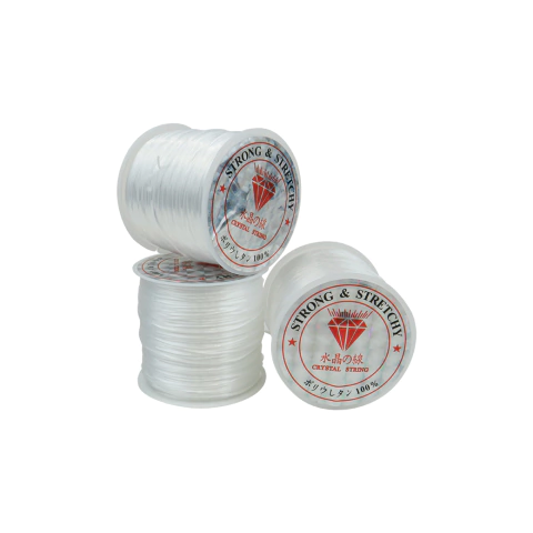Hilo Elastizado Blanco 0.8 mm x 40 metros