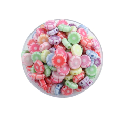 Plastico Infantil Fondo Rosa Flor redonda
