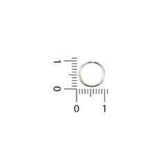 Argollas 10 mm x 1.2 mm Plata - comprar online