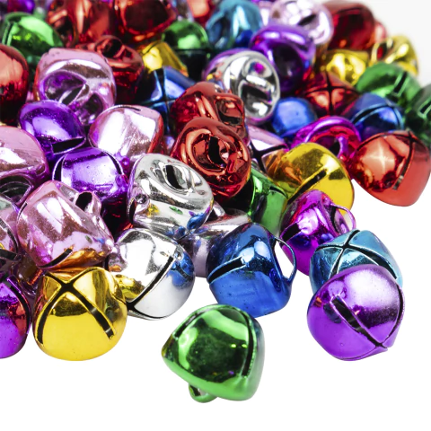 Cascabeles 1.2 cm Mix Color Metalizado - comprar online