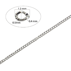 Cadena de Acero 0.40 mm x Metro (Mod.B)