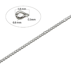 Cadena de Acero 0.50 mm x Metro (Mod.B)
