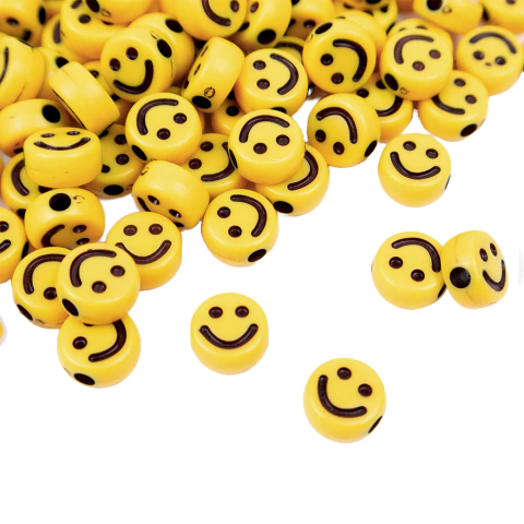 Plastico Plano Amarillo Carita Negra 9 mm - comprar online