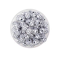 Plastico Bolita Blanca Pelota de futbol 10 mm