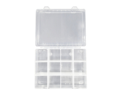 Caja Plástica Mediana 12 Divisiones