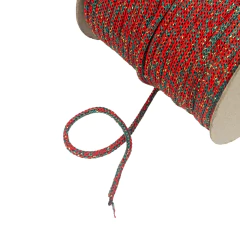 Cordon Trenzado Sintetico con Lurex Dorado de 4 mm x 100 mts en internet