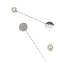 Imagen de Pin Solapero Prendedor Con perla (76MM + 12MM)