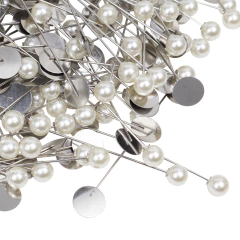 Pin Solapero Prendedor Con perla (76MM + 12MM) - comprar online