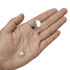 Pin Solapero Prendedor Con perla (76MM + 12MM) - ALMACEN DE ARMADO