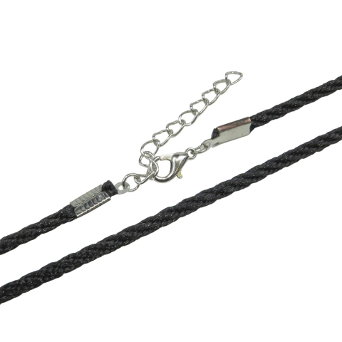 Collar Armado de Hilo Trenzado Brillante 2 mm