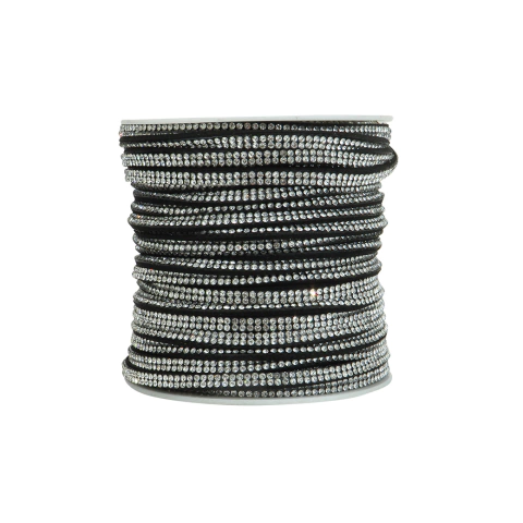 Gamuza con Strass 2 lineas x 30 mt