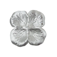 Petalos de Tela Dorado Y Plateado