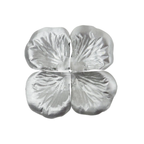 Petalos de Tela Dorado Y Plateado