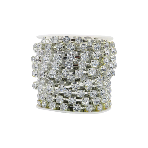 Rollo Strass Cristal SS38 7 Mm X 10 Yardas