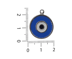 Ojos Turcos Circular Esmaltado x 5 unidades - ALMACEN DE ARMADO