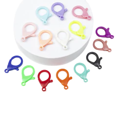 Mosqueton Plastico Mix color 25mm en internet