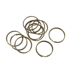 Argolla Sin Fin Lisa 1.2 x 25 mm Bronce - ALMACEN DE ARMADO