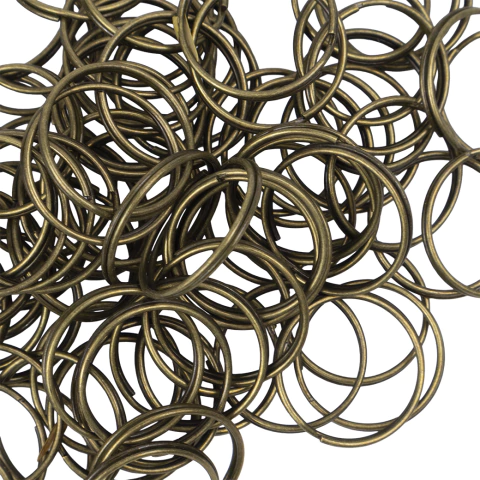 Argolla Sin Fin Lisa 1.2 x 25 mm Bronce - comprar online