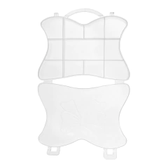 Caja Plástica Maletin con Moño 11 divisiones - tienda online