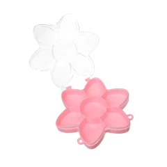 Caja Plástica Flor Rosa en Punta 7 Divisiones - comprar online